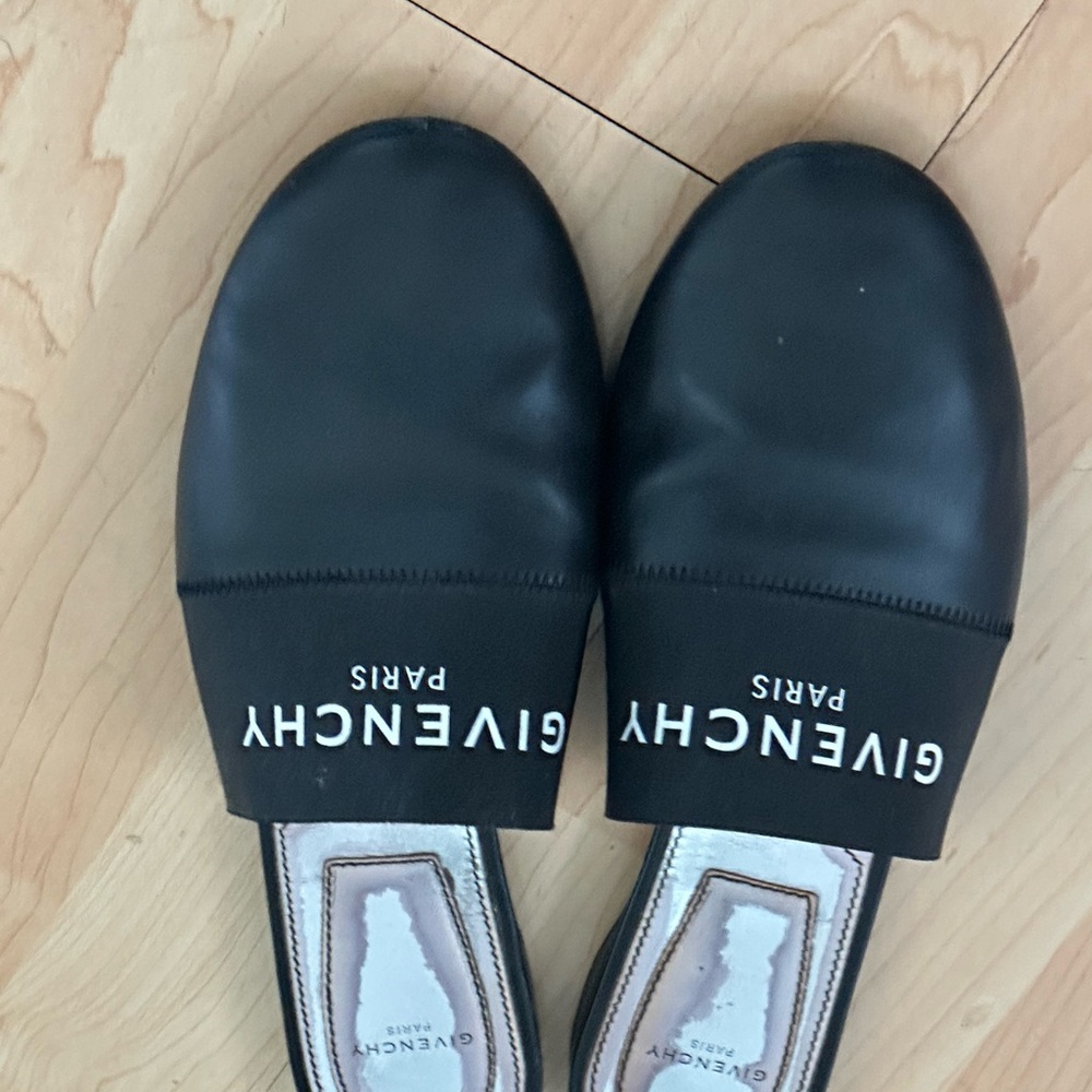 Givenchy Black Leather Loafers